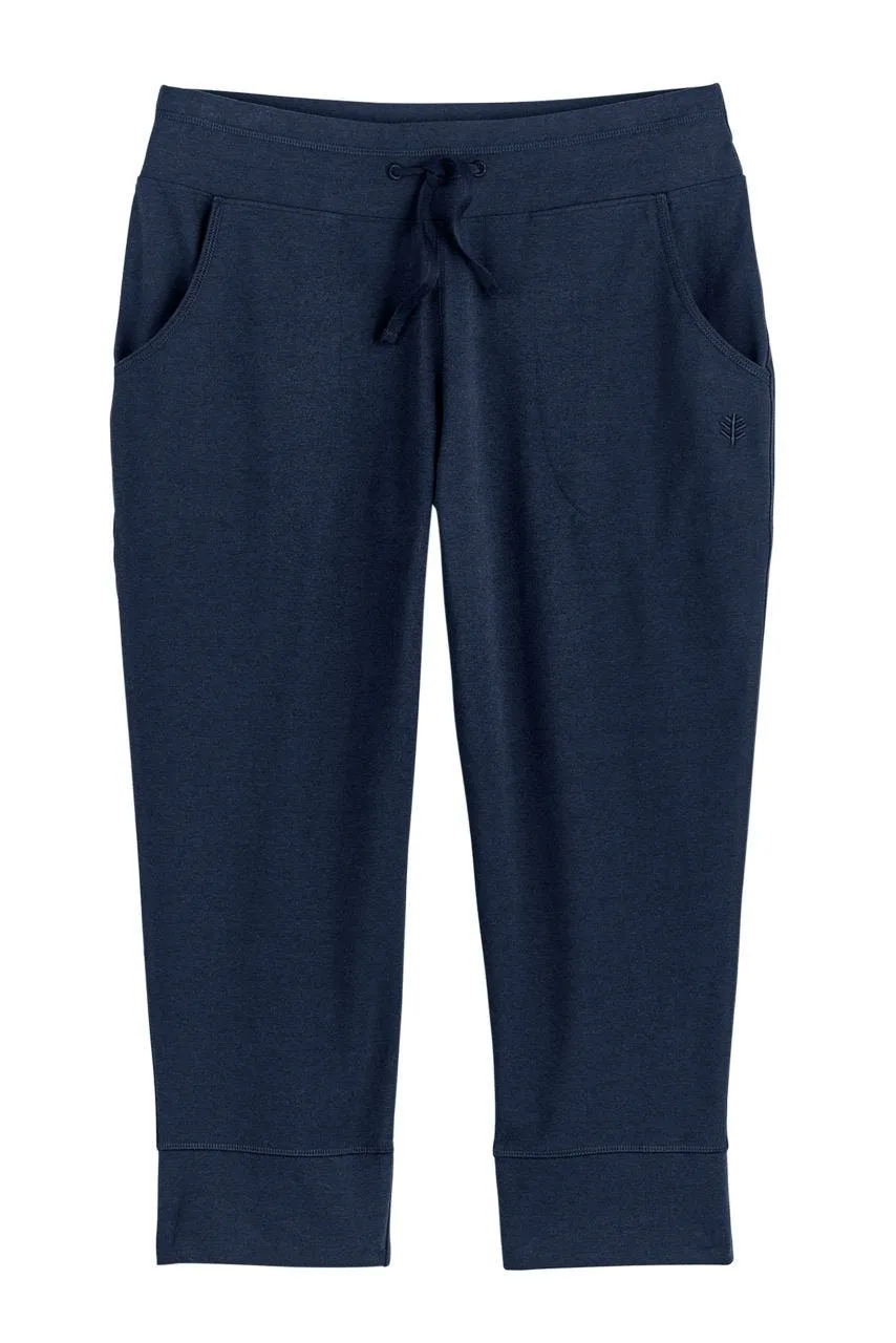 Women's Maho Weekend Crop Jogger  |  Navy