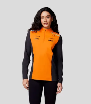 Womens McLaren Official Teamwear Quarter Zip Top Formula 1