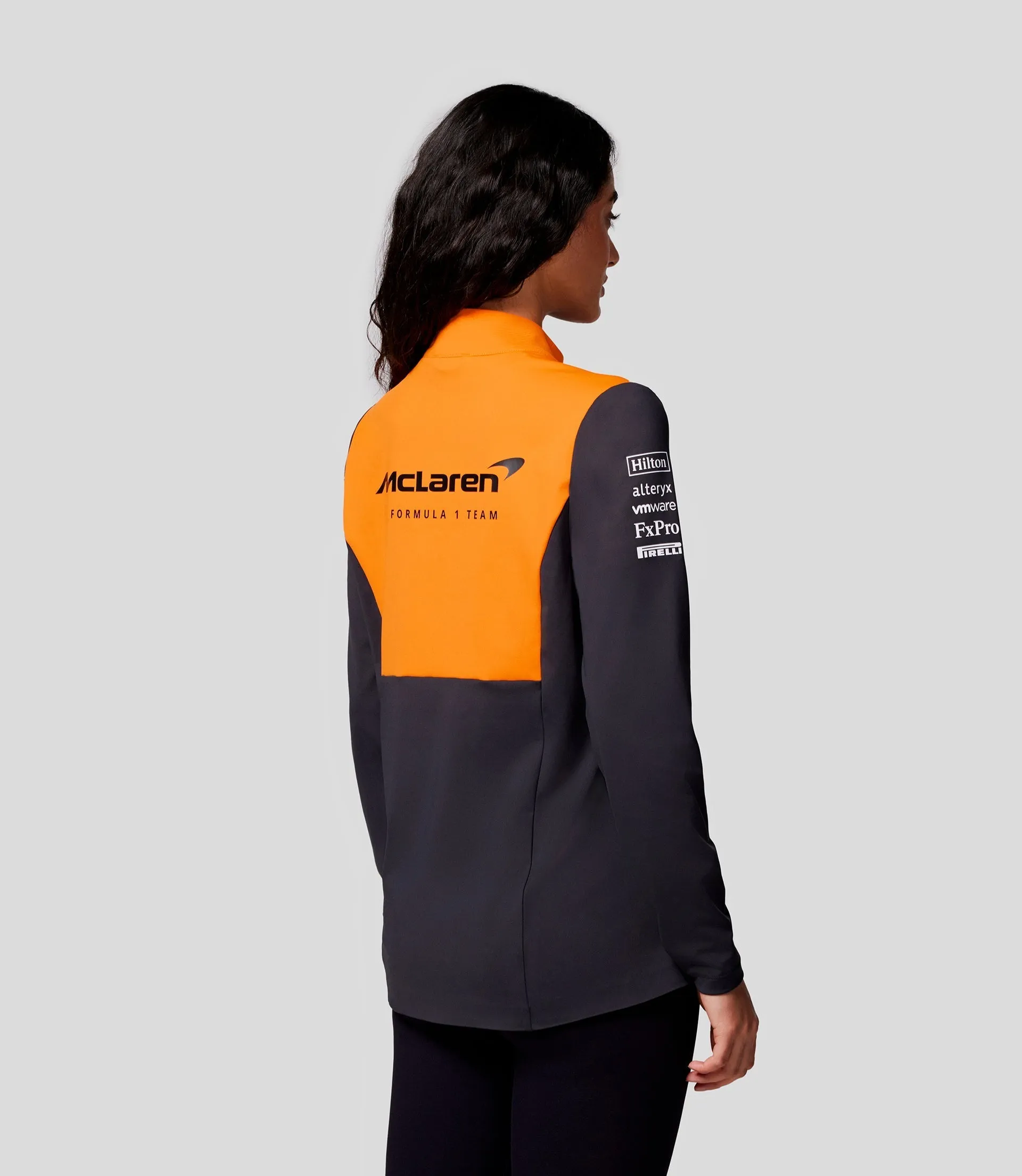 Womens McLaren Official Teamwear Quarter Zip Top Formula 1