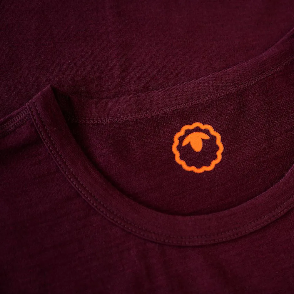 Womens Merino 150 Pack Light Tee (Wine)