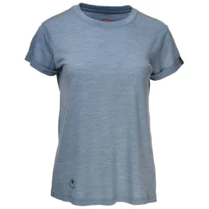 Womens Merino 150 Roll Sleeve Tee (Sky)