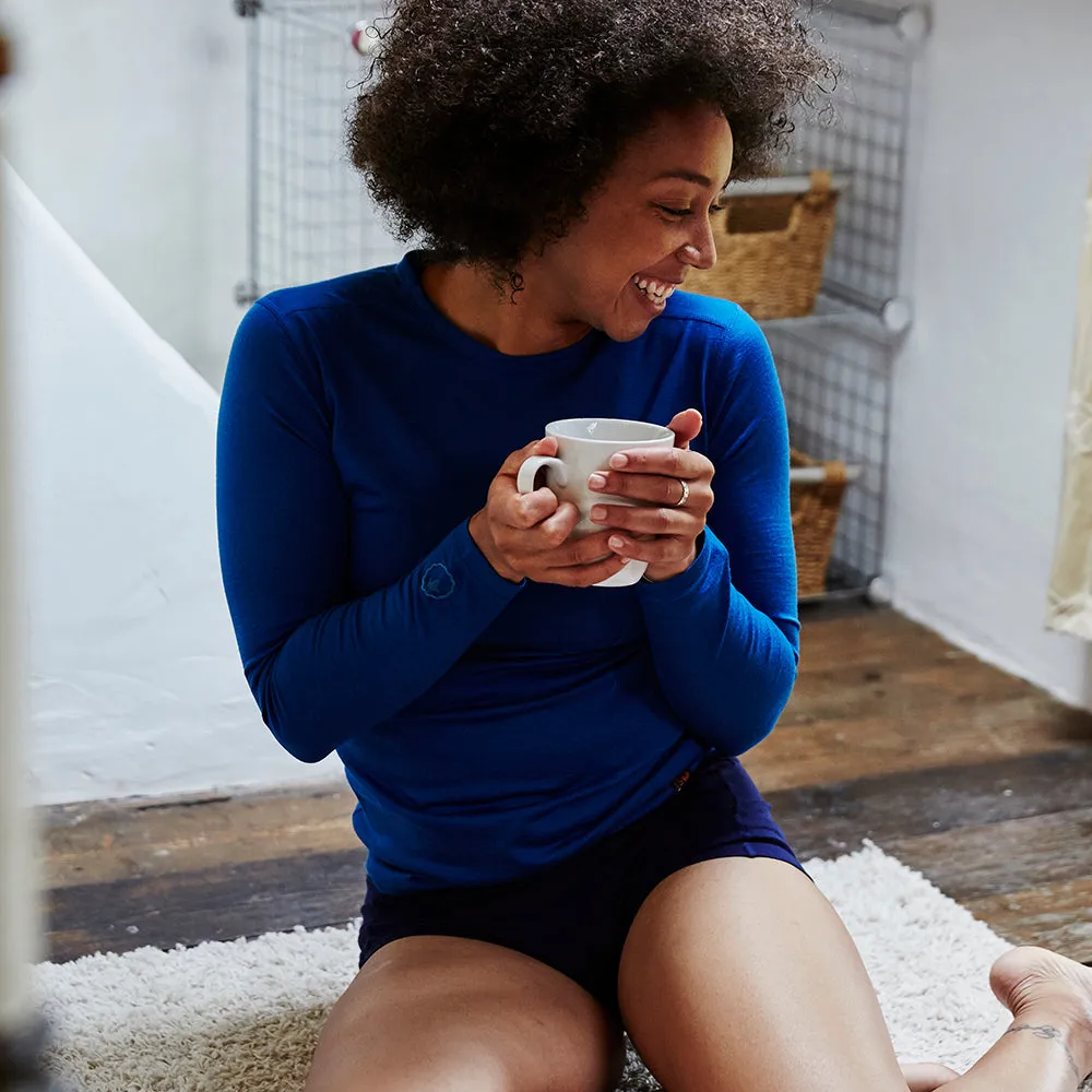 Womens Merino 180 Hipster Shorts (Navy)