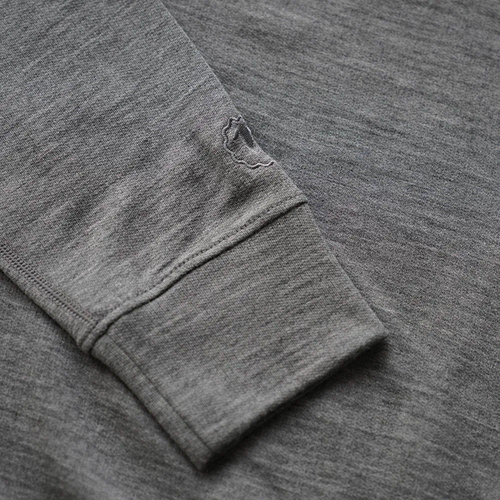 Womens Merino 260 Lounge Sweatshirt (Charcoal)