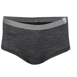 Womens Merino Blend 160 Hipster Knickers (Smoke Melange)