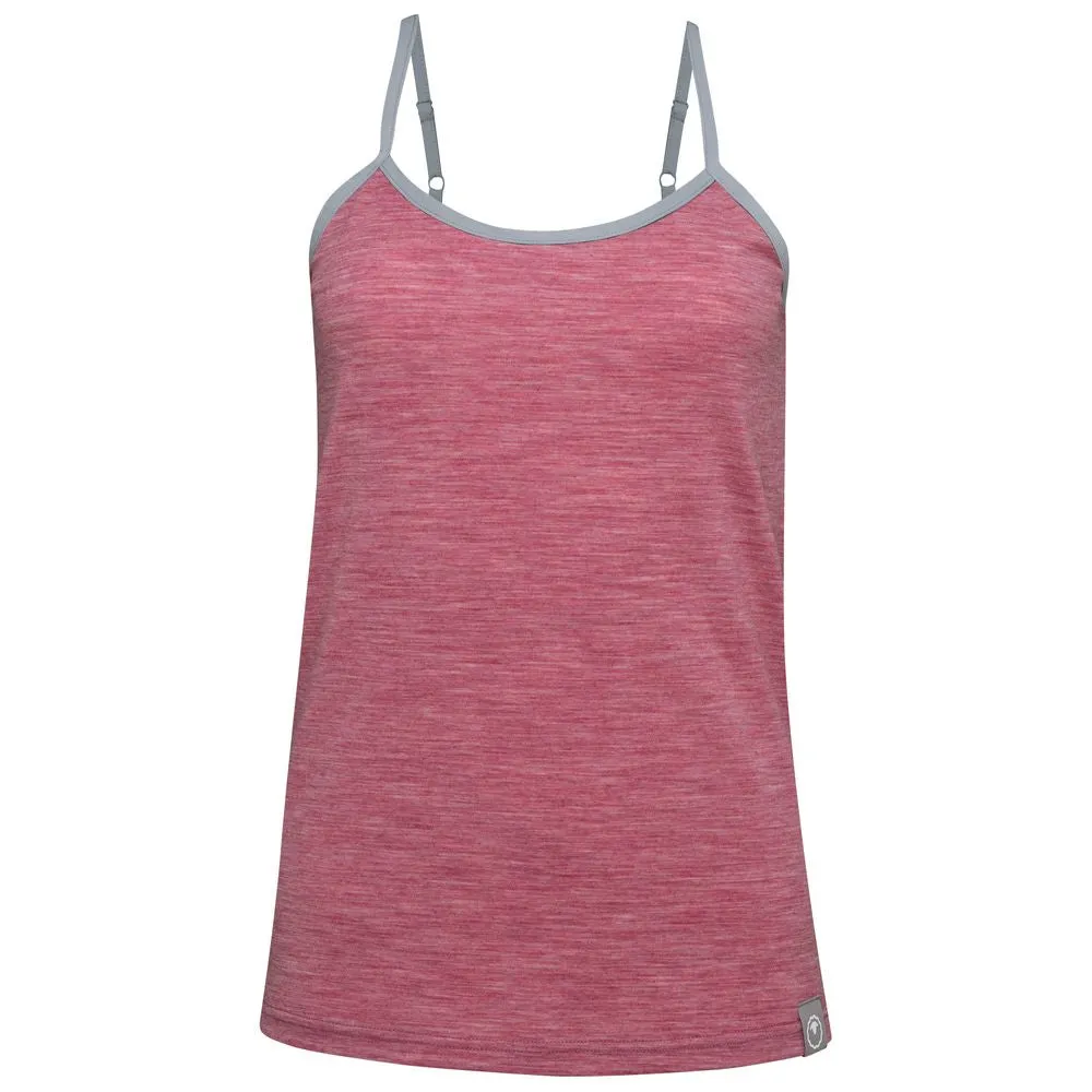 Womens Merino Blend 160 PJ Cami (Blush Melange)