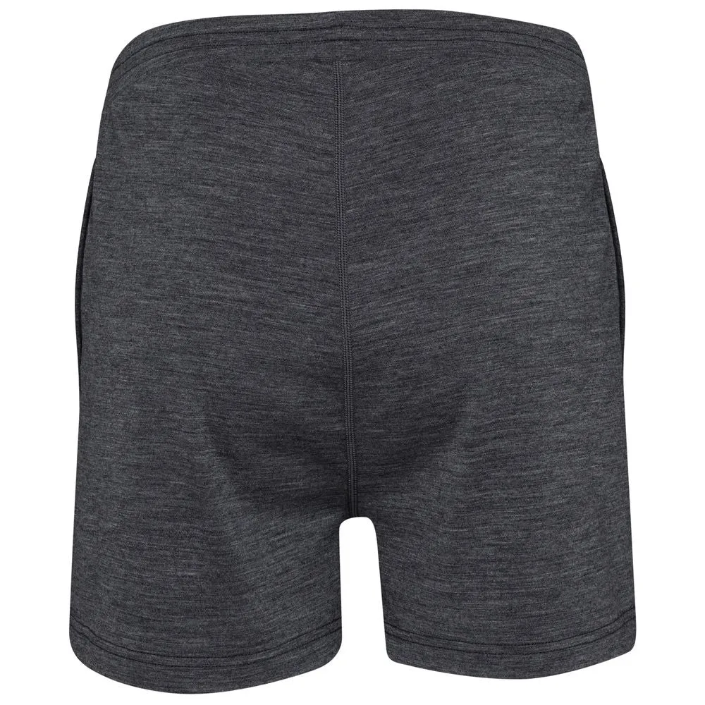 Womens Merino Blend 200 PJ Shorts (Smoke Melange)