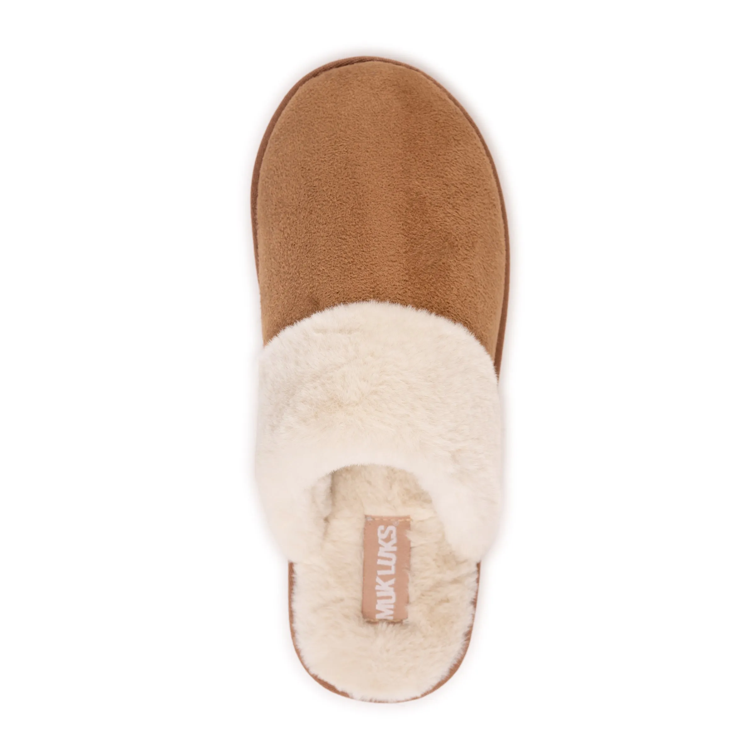 Women's Microsuede Platform Scuff Slipper