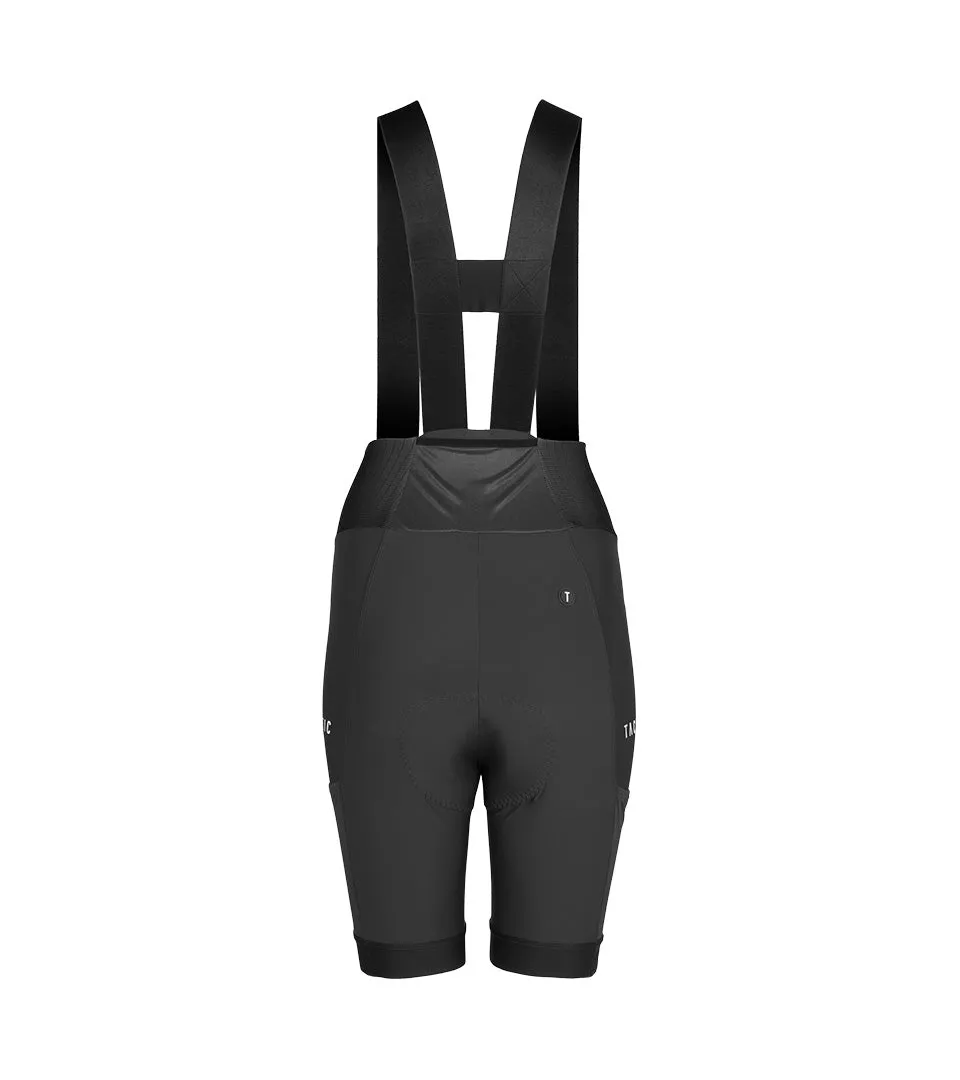 Women's Nomad Bib Shorts Cargo - Black