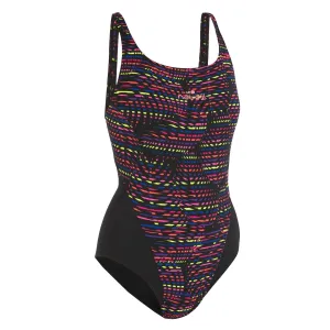 Women's One-Piece Swimsuit Pint Kamiye Plum chlorine resistant