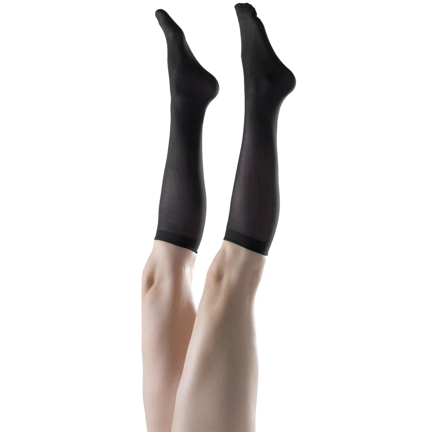 Women's Opaque Stretchy Spandex Knee High Trouser Socks, Size 9-11