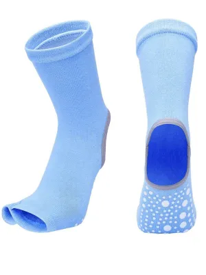 Women's Open Toe Non-Slip Yoga Socks with Silicone Sole - SF0327