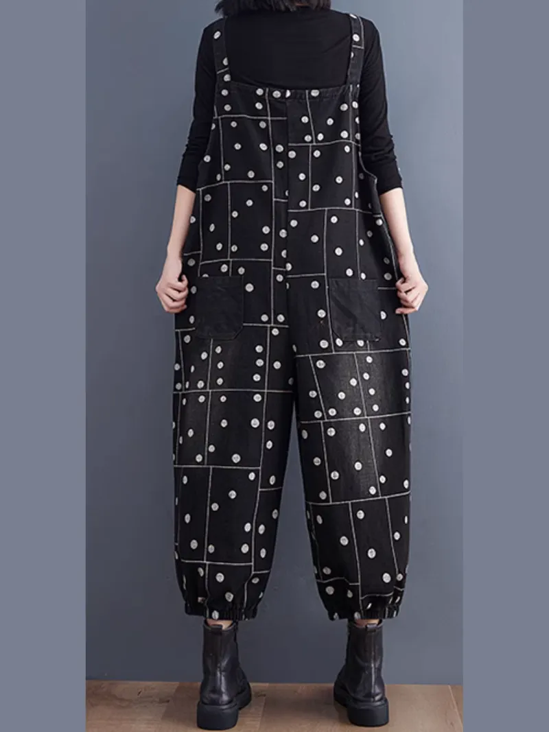 Women’s Outdoor Stylish Fashionable Printed Dungarees