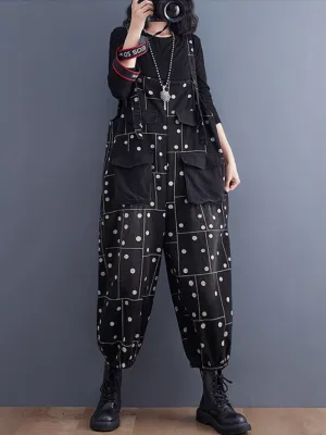 Women’s Outdoor Stylish Fashionable Printed Dungarees