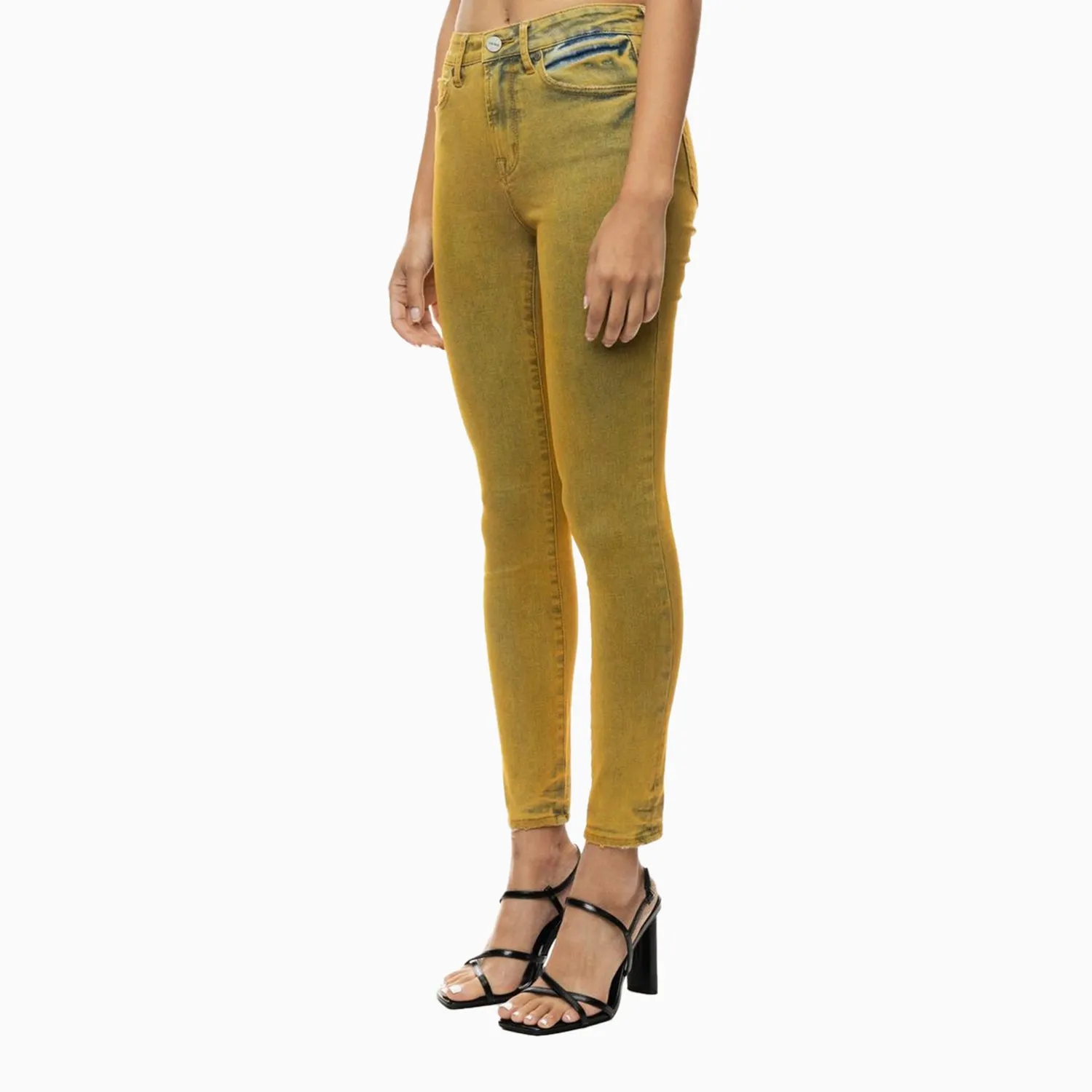 Women's Over Spray Fashion Denim Slim Pant