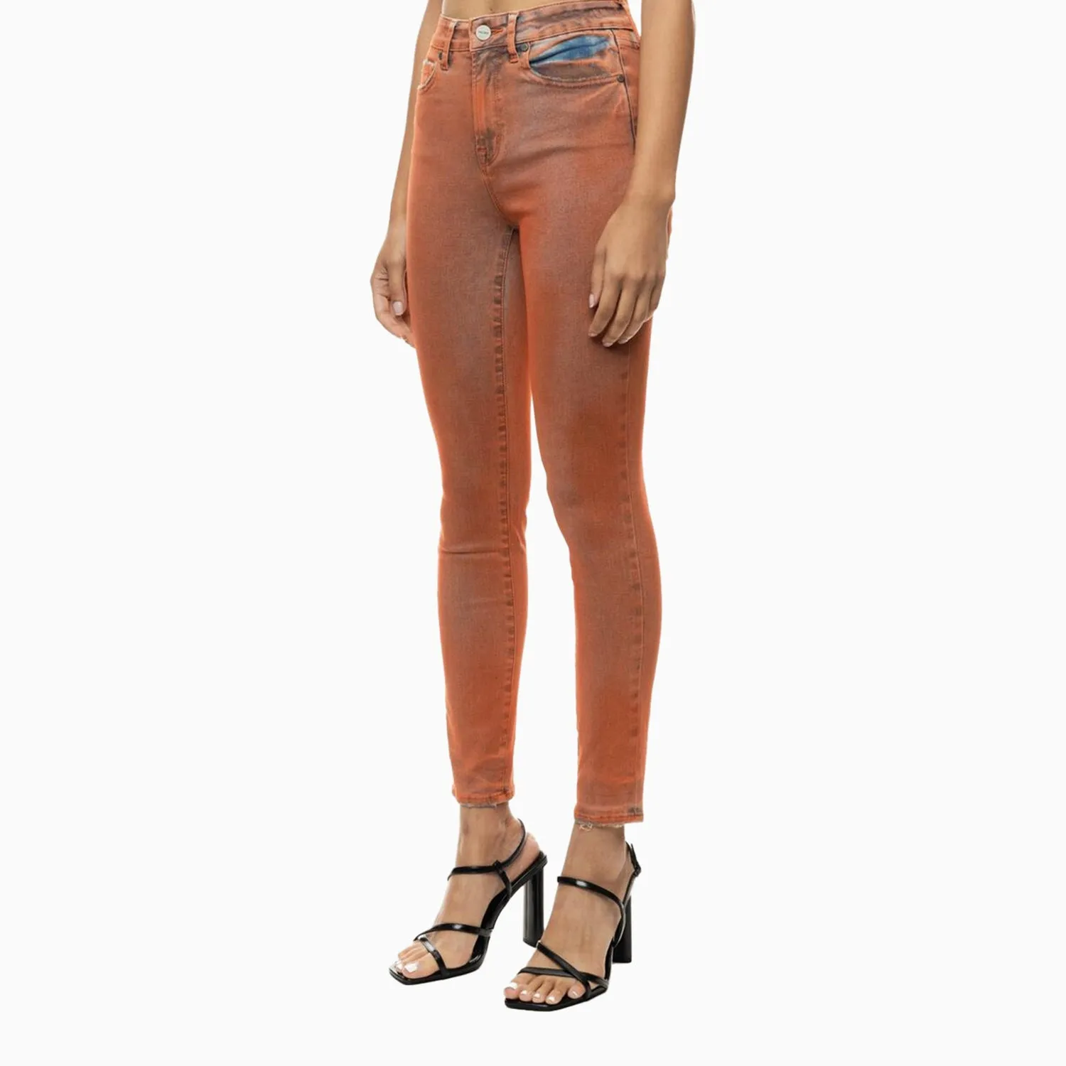 Women's Over Spray Fashion Slim Denim Pant