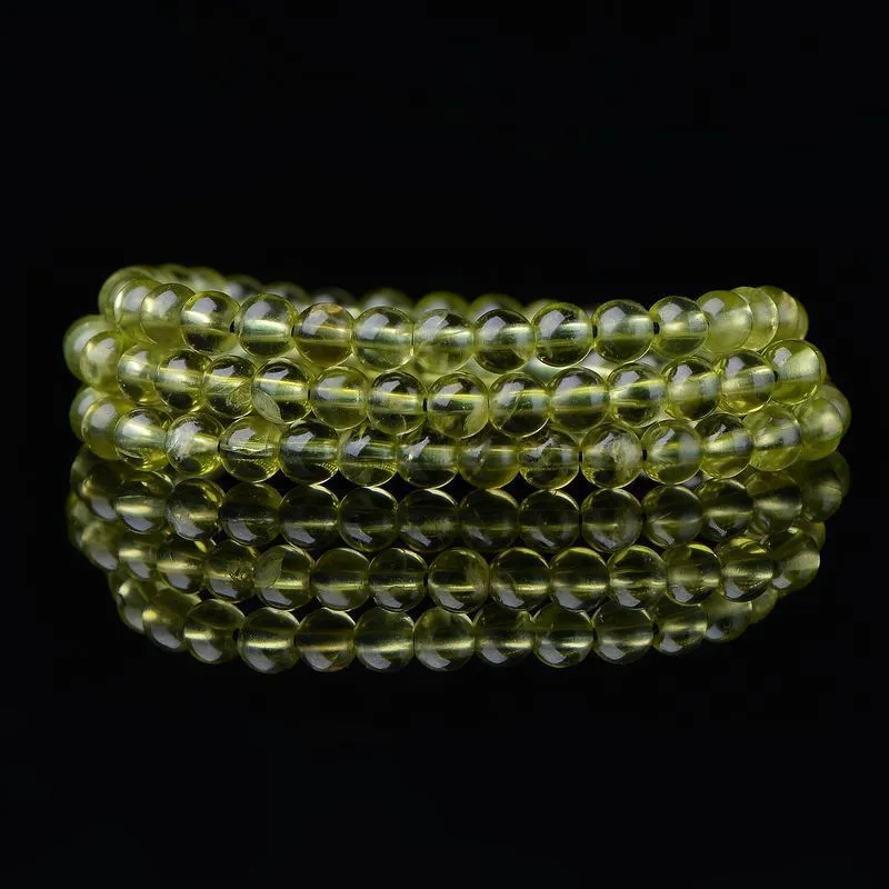 Women's Peridot Ice Green Crystal Bracelet