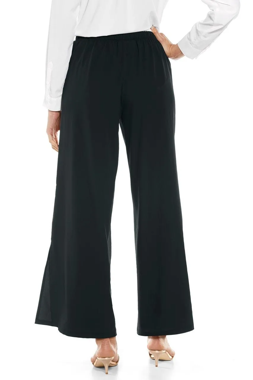 Women's Petra Wide Leg Pants  |  Black