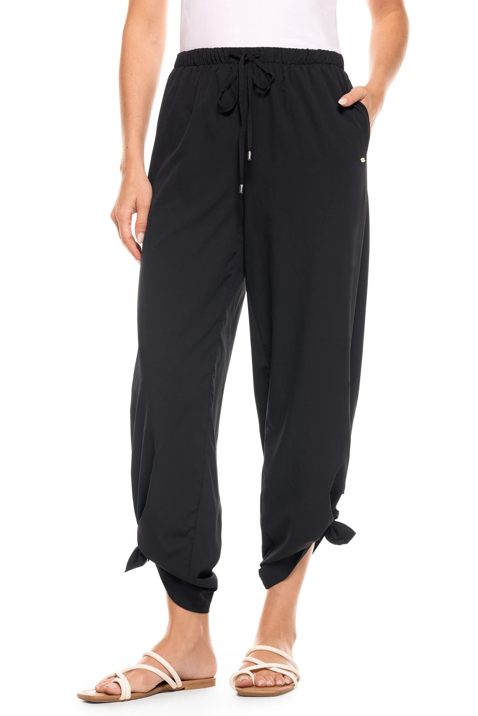 Women's Petra Wide Leg Pants  |  Black