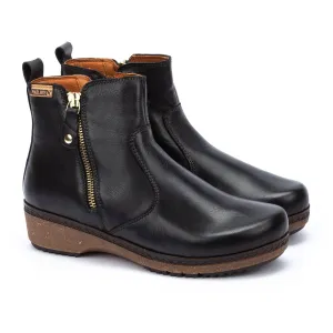 Women's Pikolinos Granada Ankle Boots with Zipper Color: Black