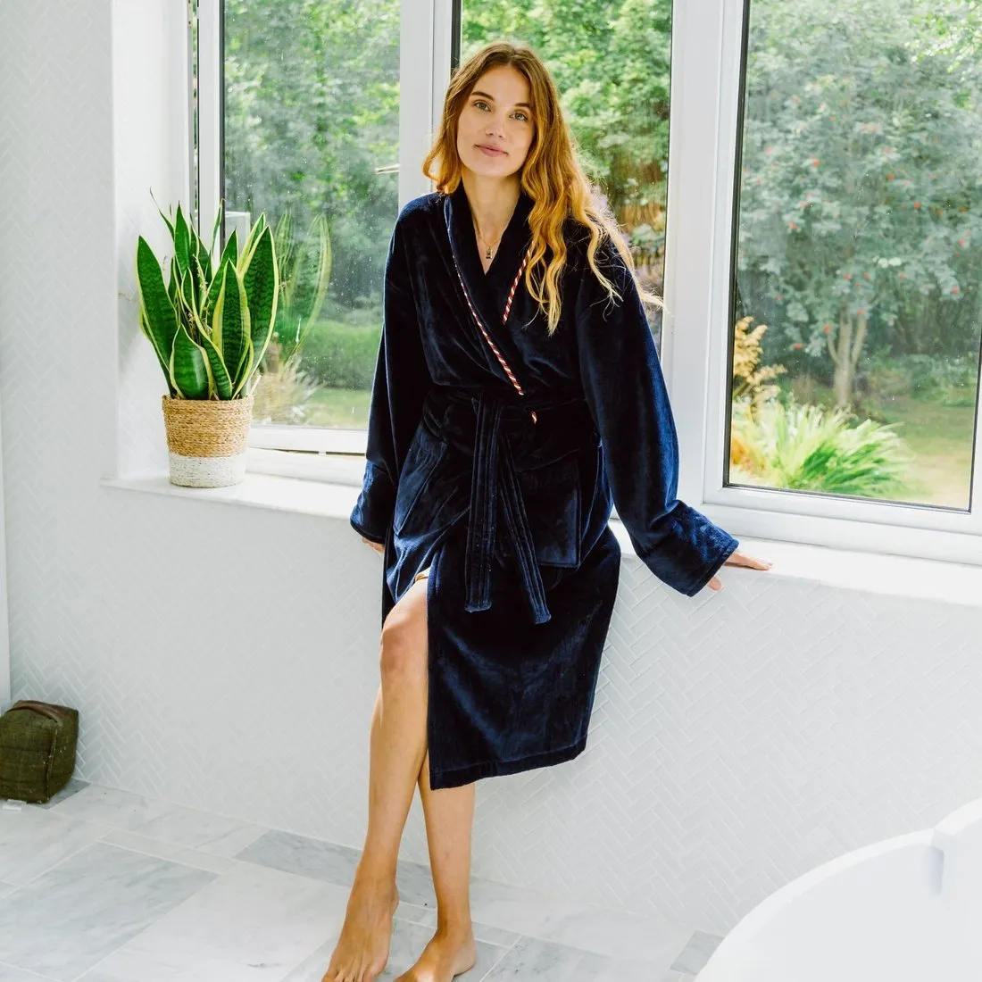 Women's Robe - Duchess Navy