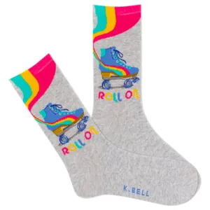 Women's Roll On Crew Socks