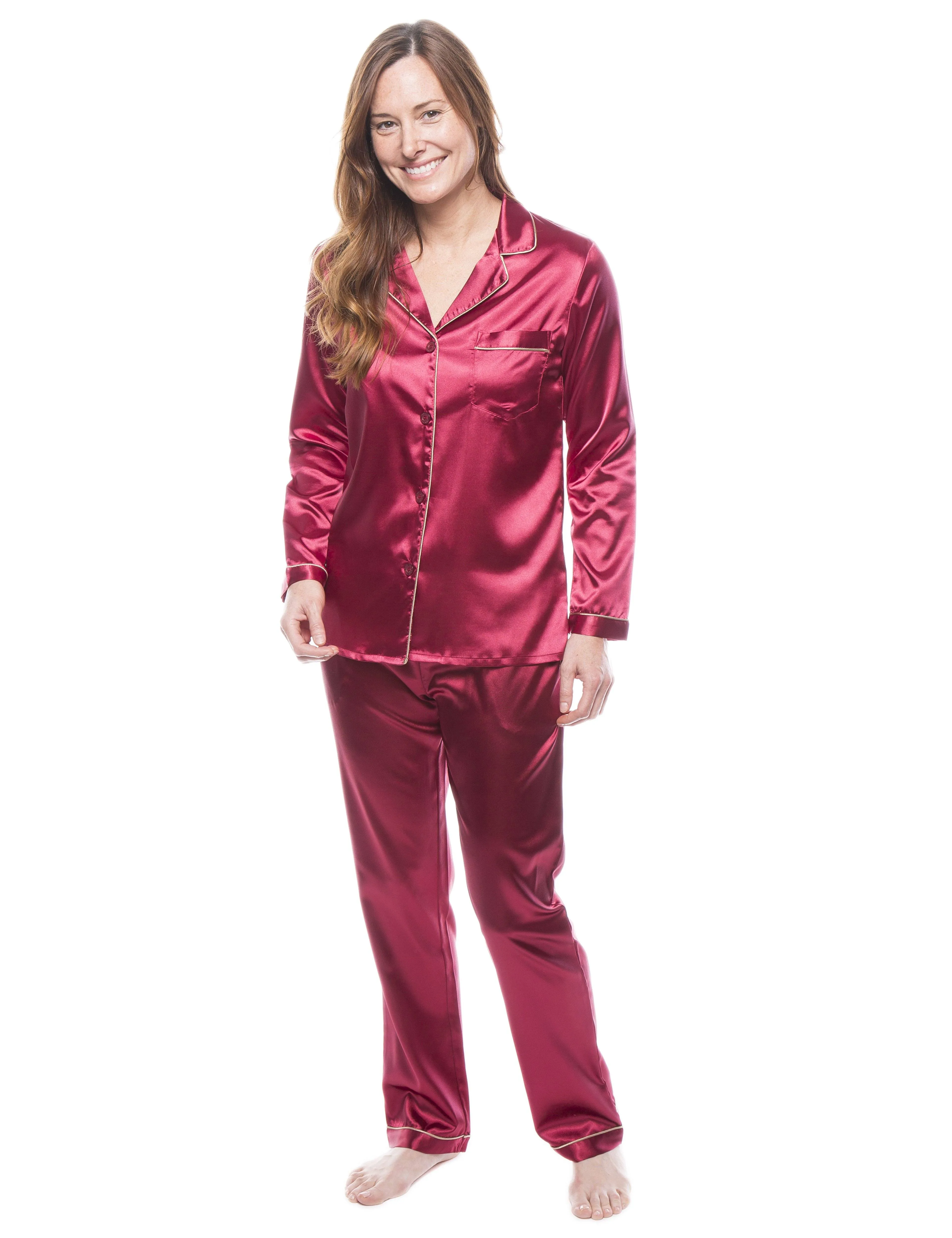 Women's Satin Pajama/Sleepwear Set