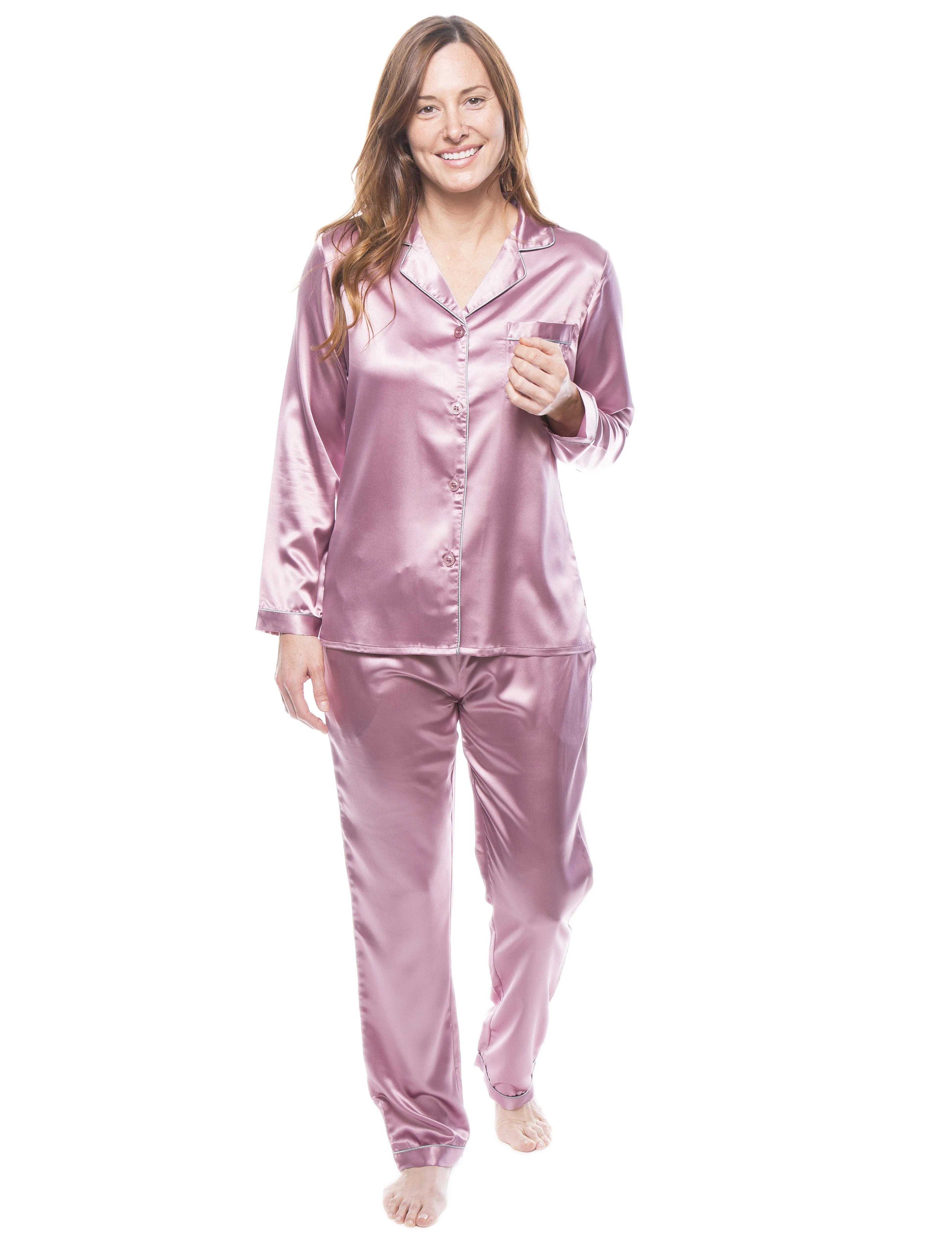 Women's Satin Pajama/Sleepwear Set