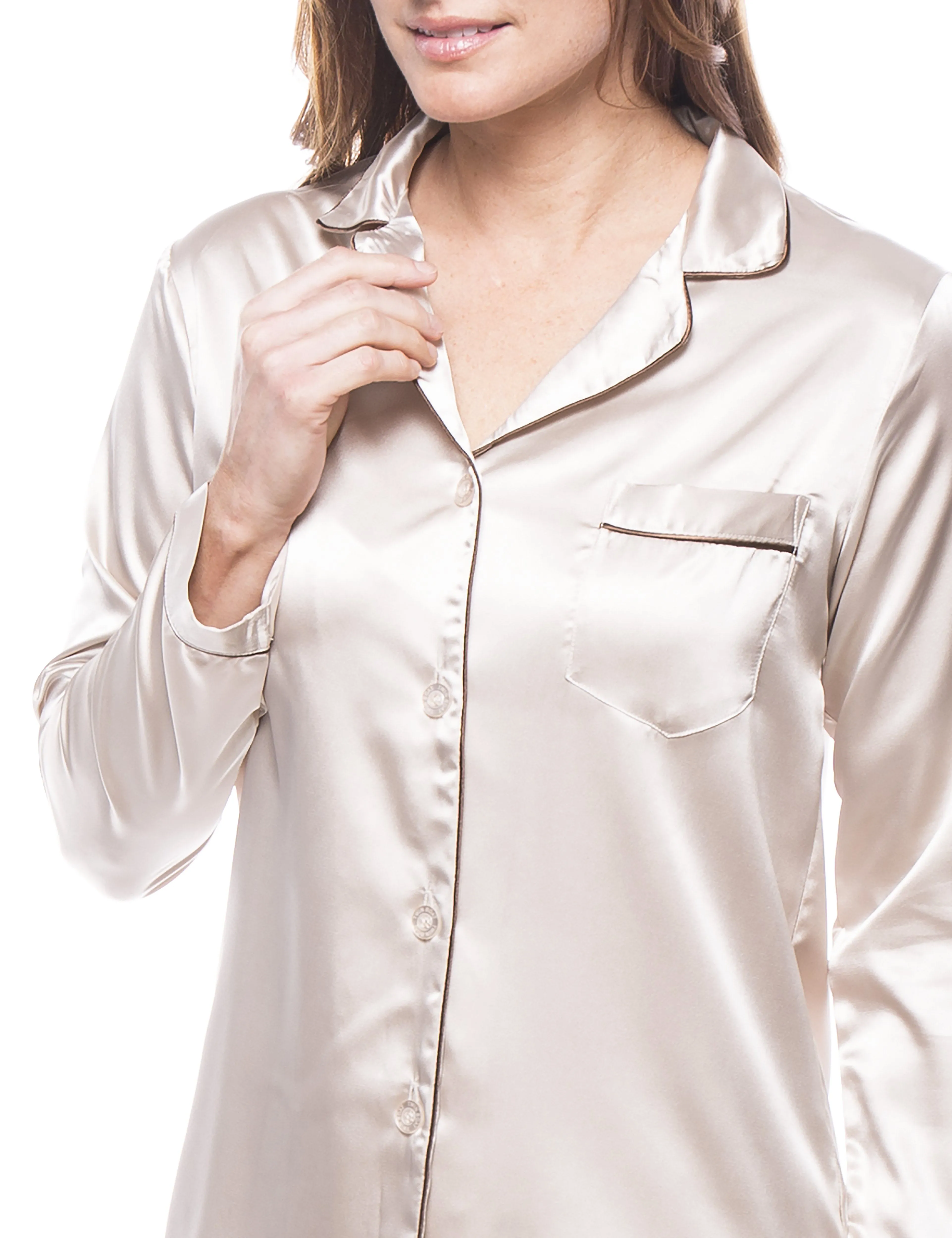 Women's Satin Pajama/Sleepwear Set