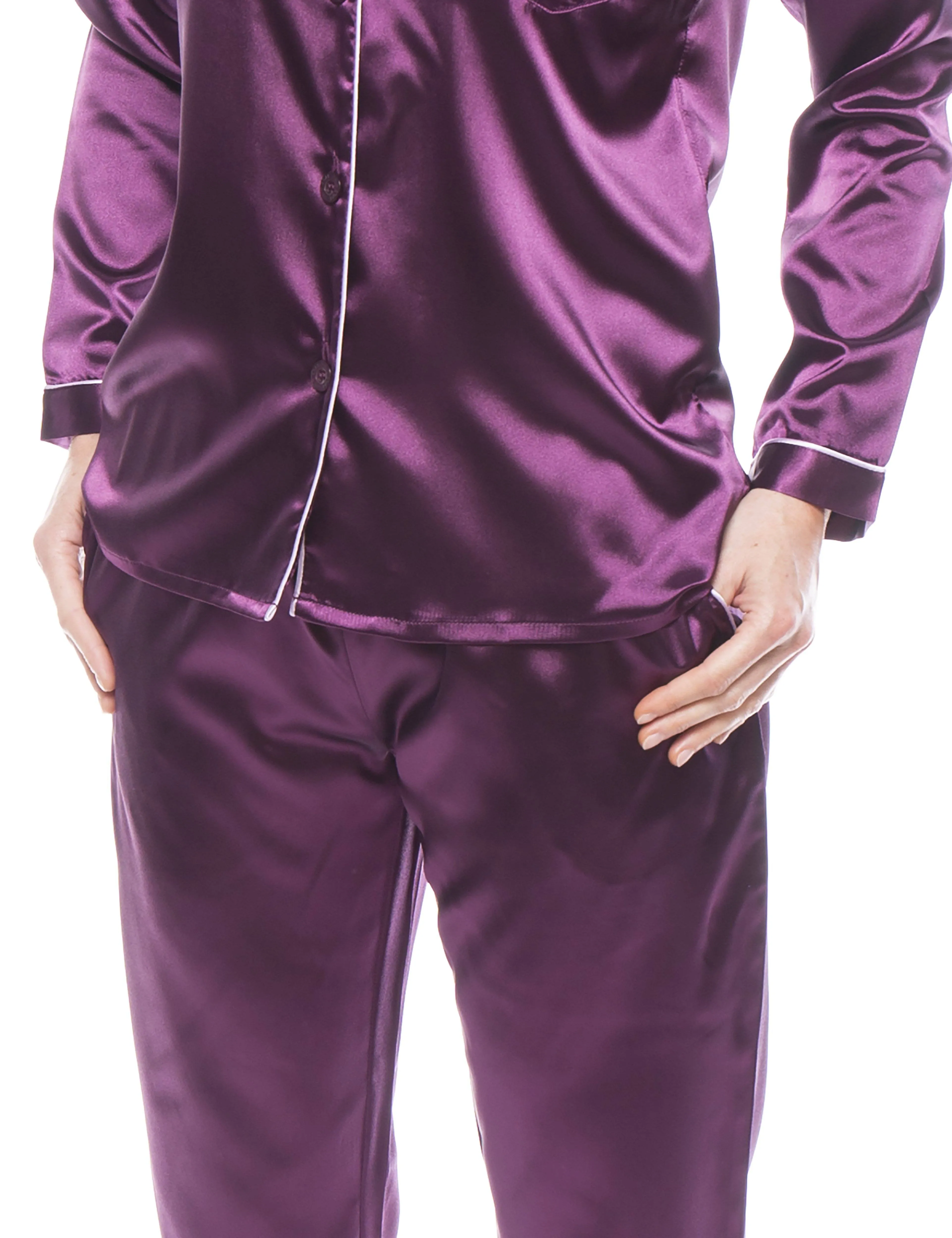 Women's Satin Pajama/Sleepwear Set