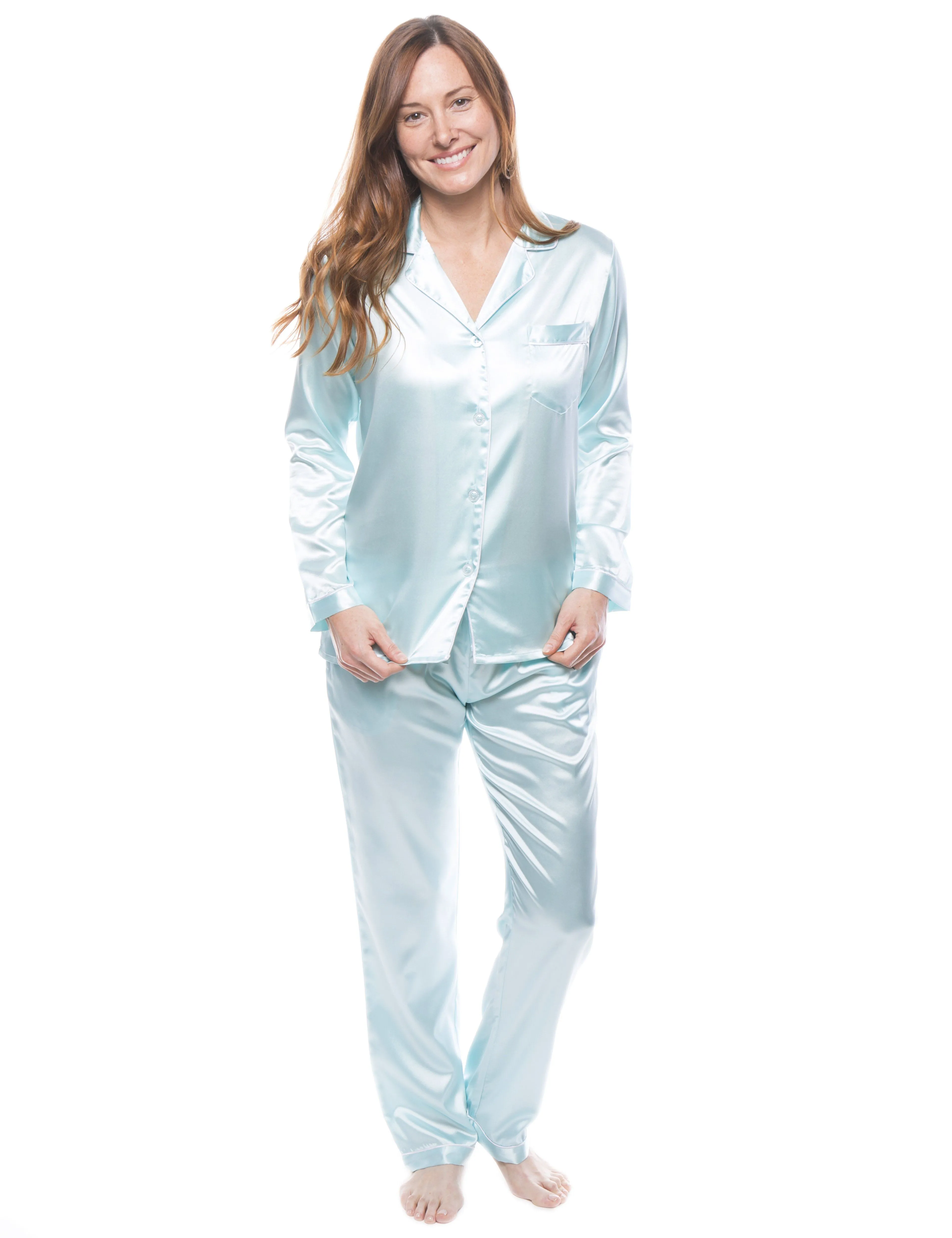 Women's Satin Pajama/Sleepwear Set