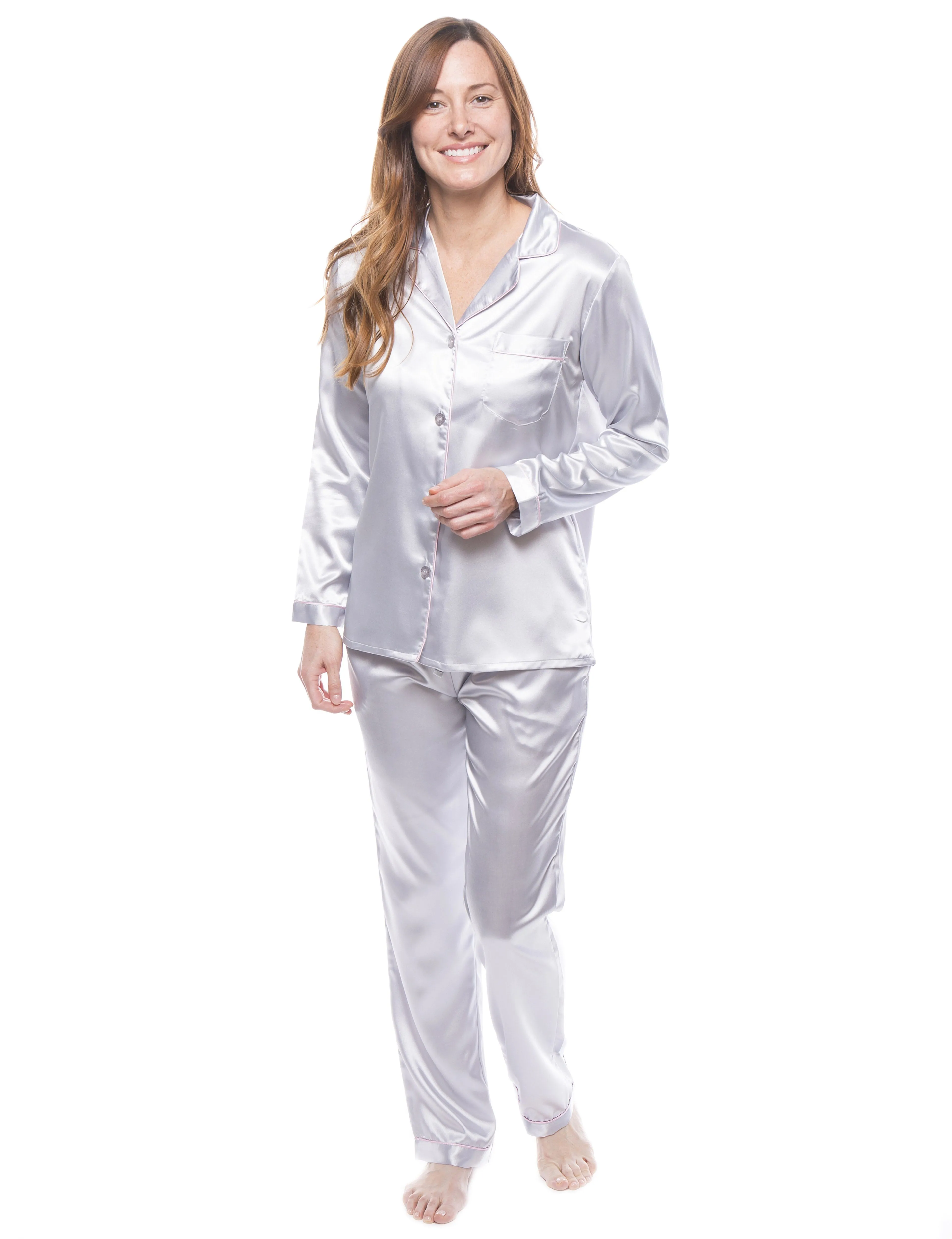 Women's Satin Pajama/Sleepwear Set