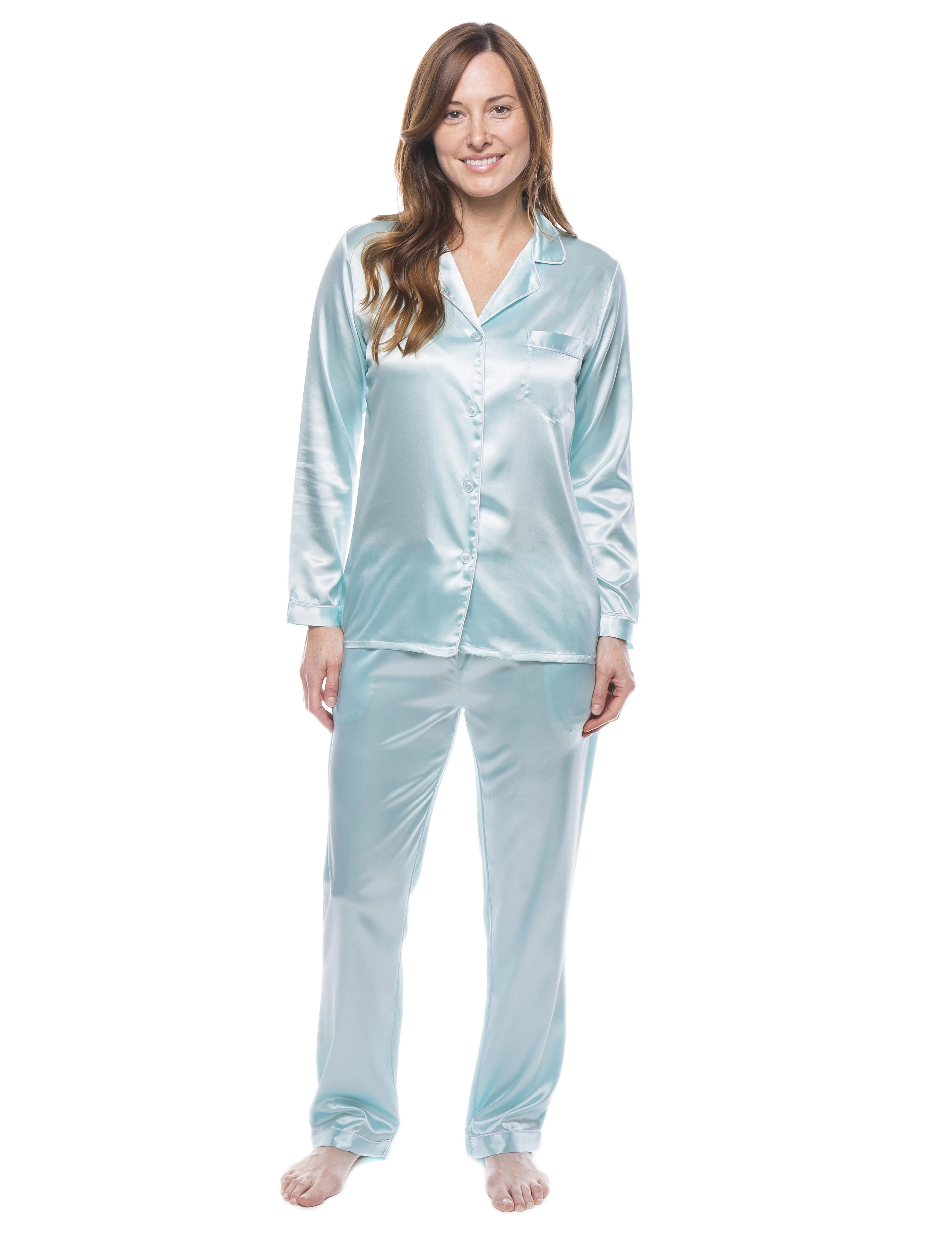 Women's Satin Pajama/Sleepwear Set