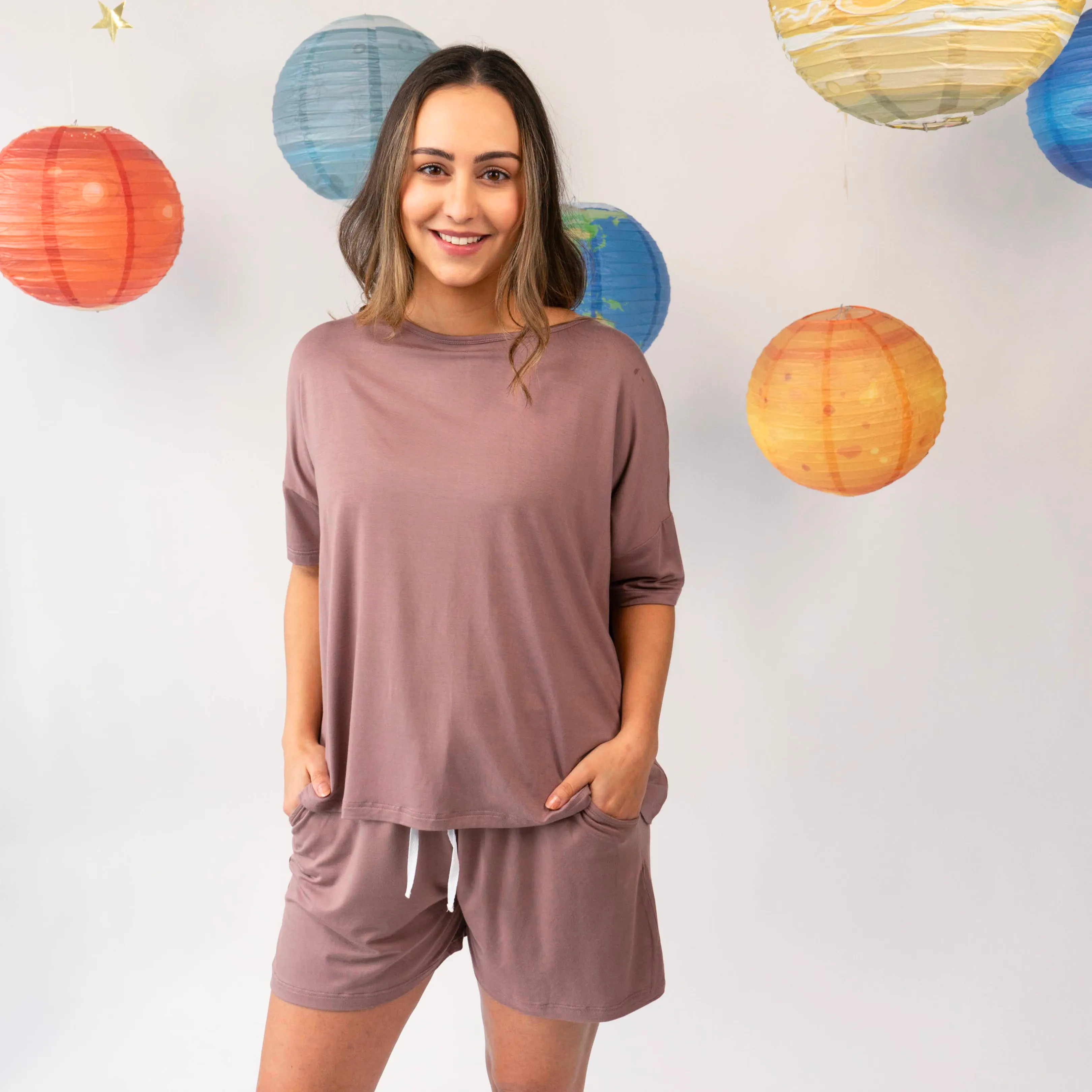 Women's Short Lounge Set  - Twilight Mauve