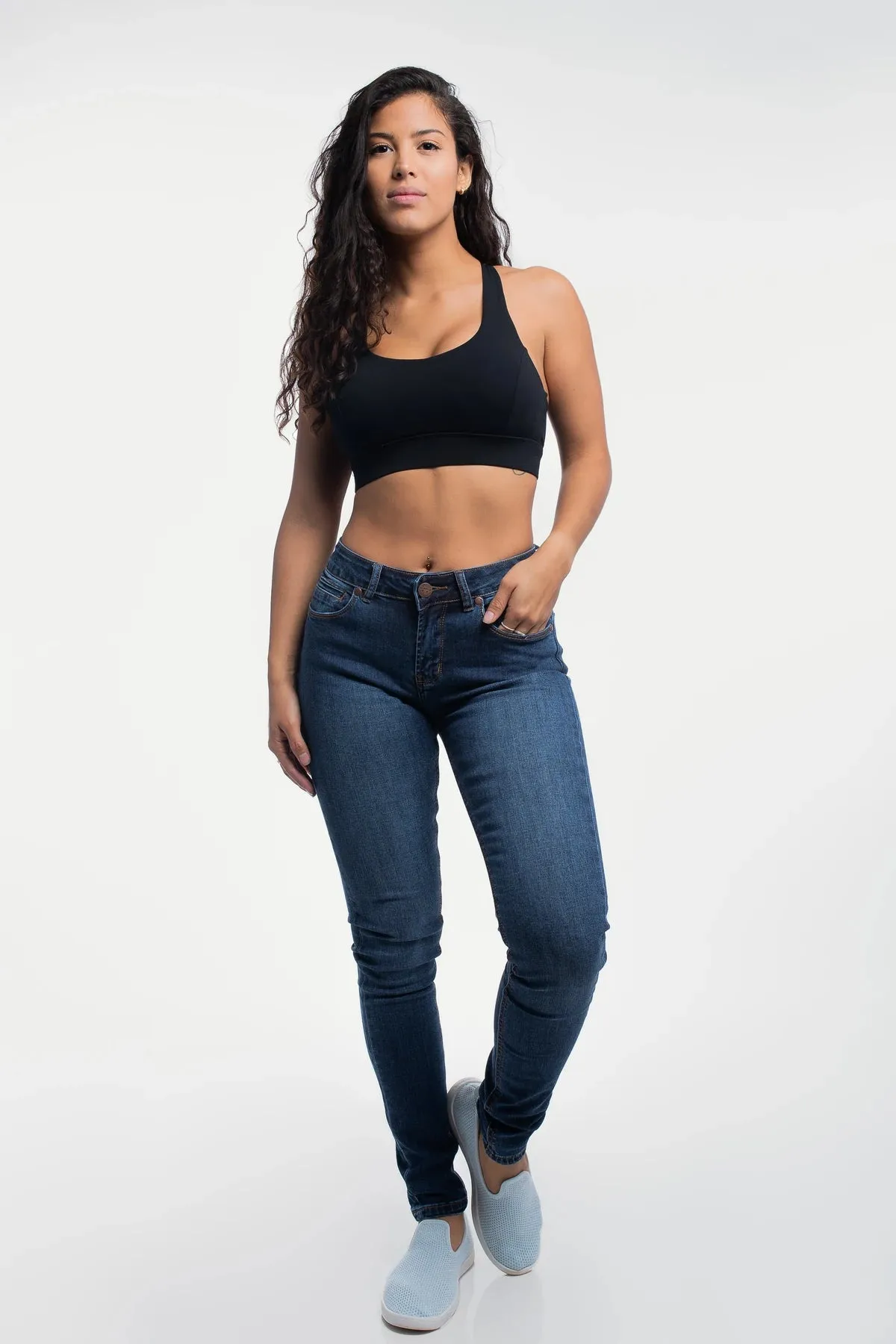 Womens Slim Athletic Fit Jeans