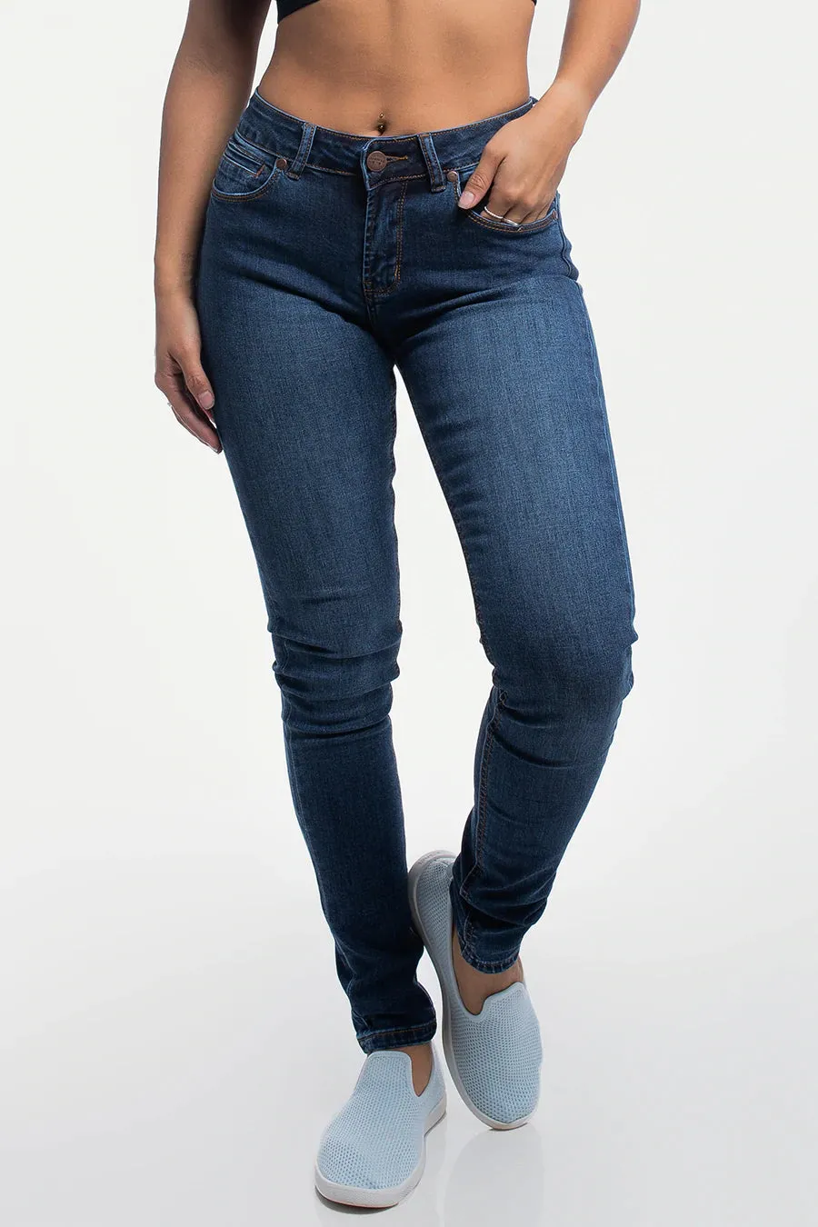 Womens Slim Athletic Fit Jeans