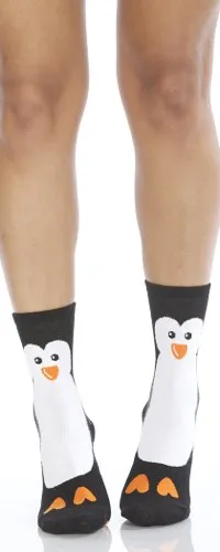 Women's Slipper Penguin Crew