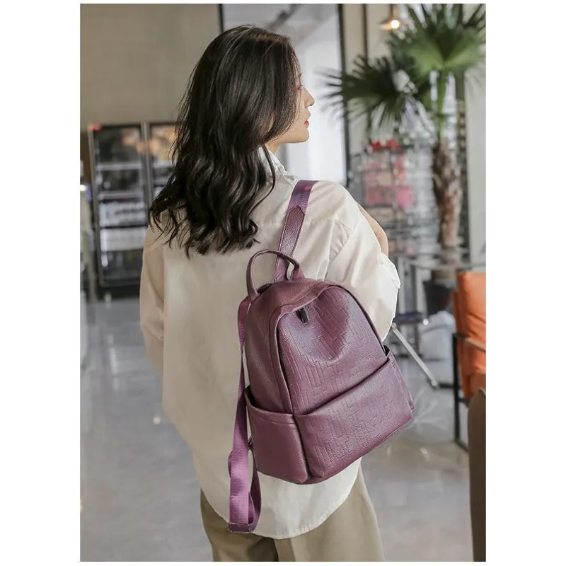 Women's Solid Classic Backpack