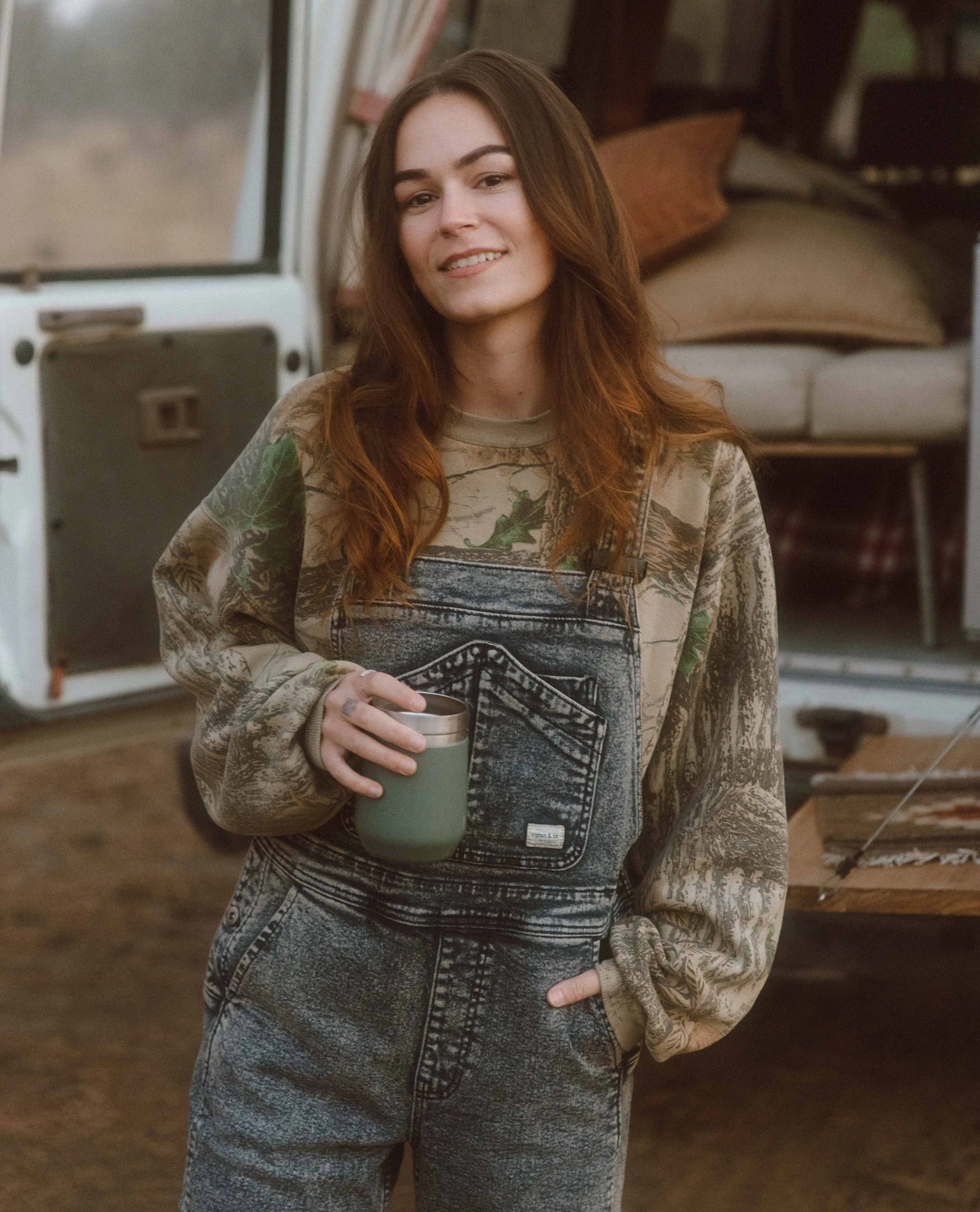 Women's Starving Jartist Overalls Mercury