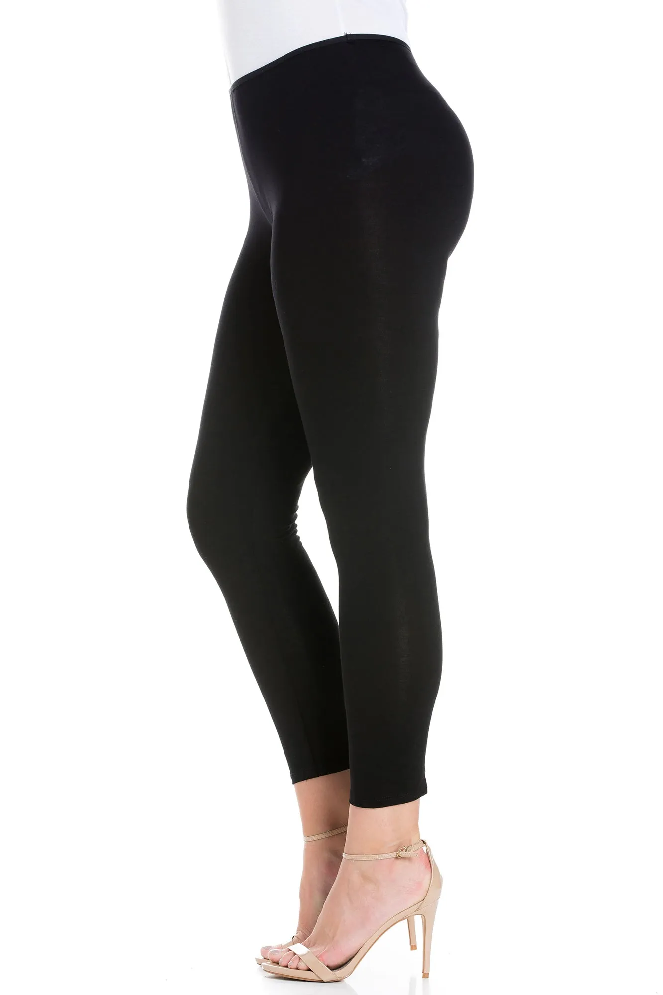 Womens Stretch Ankle Length Leggings