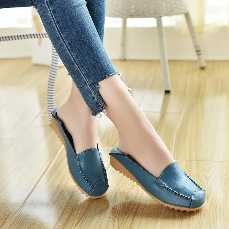 Women's stylish fashion breathable flat slip-on loafers