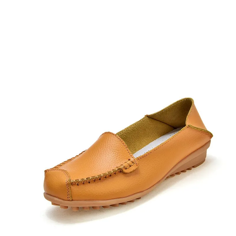 Women's stylish fashion breathable flat slip-on loafers