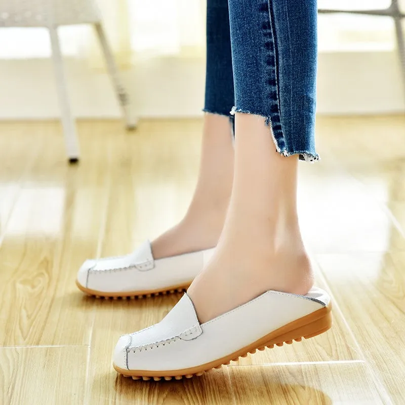 Women's stylish fashion breathable flat slip-on loafers