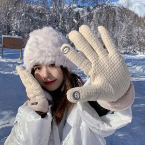 Women's Thick Warm Touch Screen Gloves