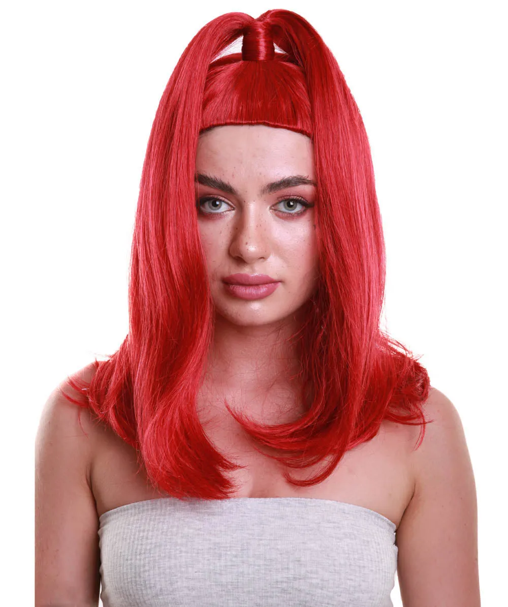 Womens TV Movie Character wig | Red Wigs | Premium Breathable Capless Cap