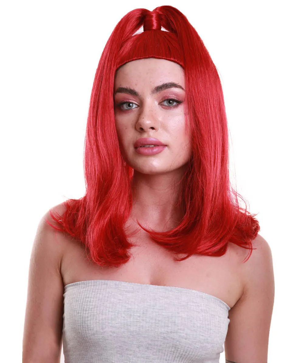 Womens TV Movie Character wig | Red Wigs | Premium Breathable Capless Cap