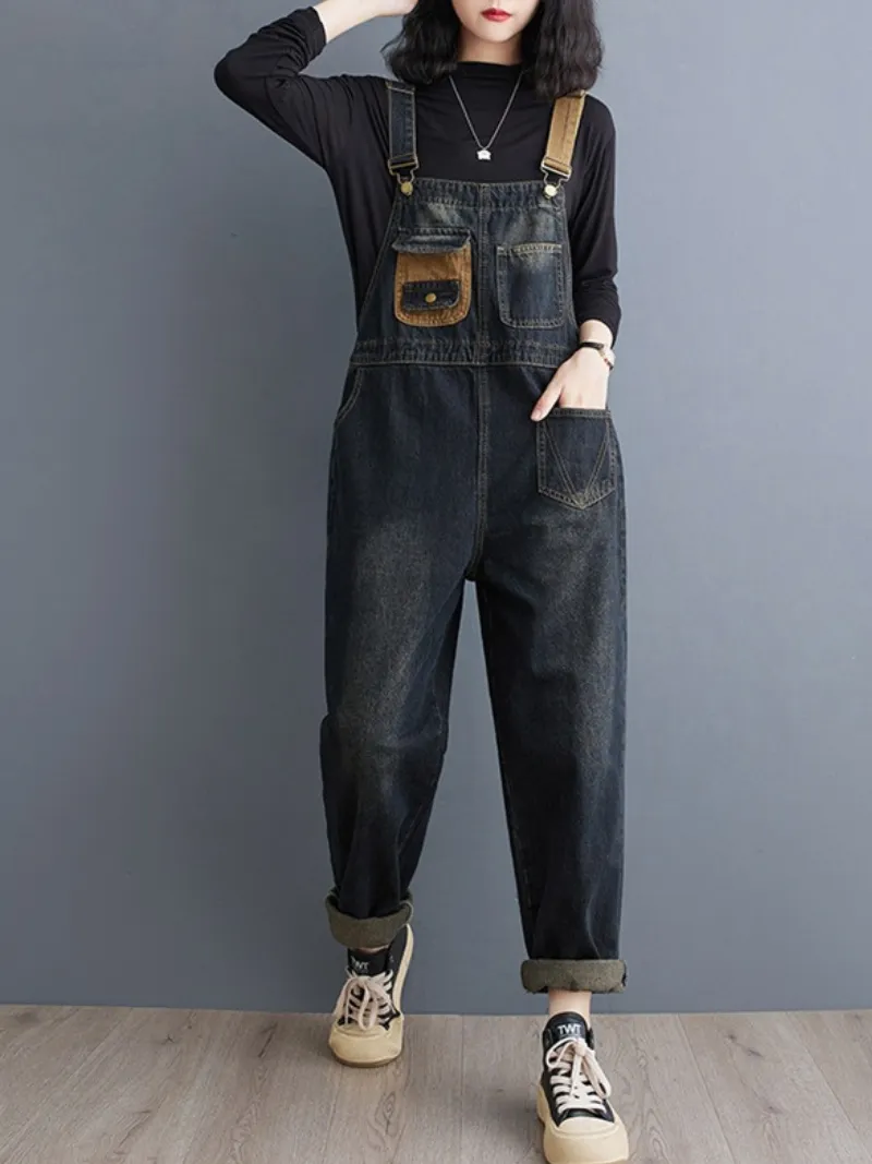 Women's Vibrant & Versatile Stunning Denim Dungarees