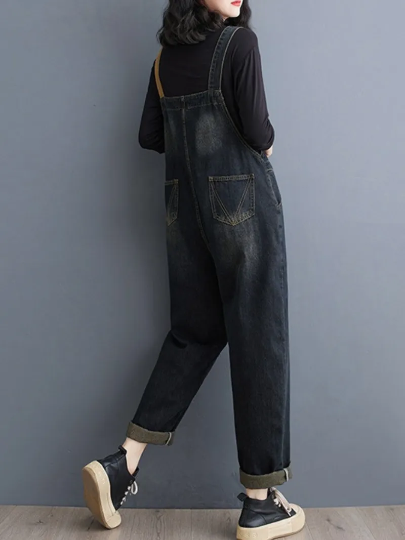 Women's Vibrant & Versatile Stunning Denim Dungarees