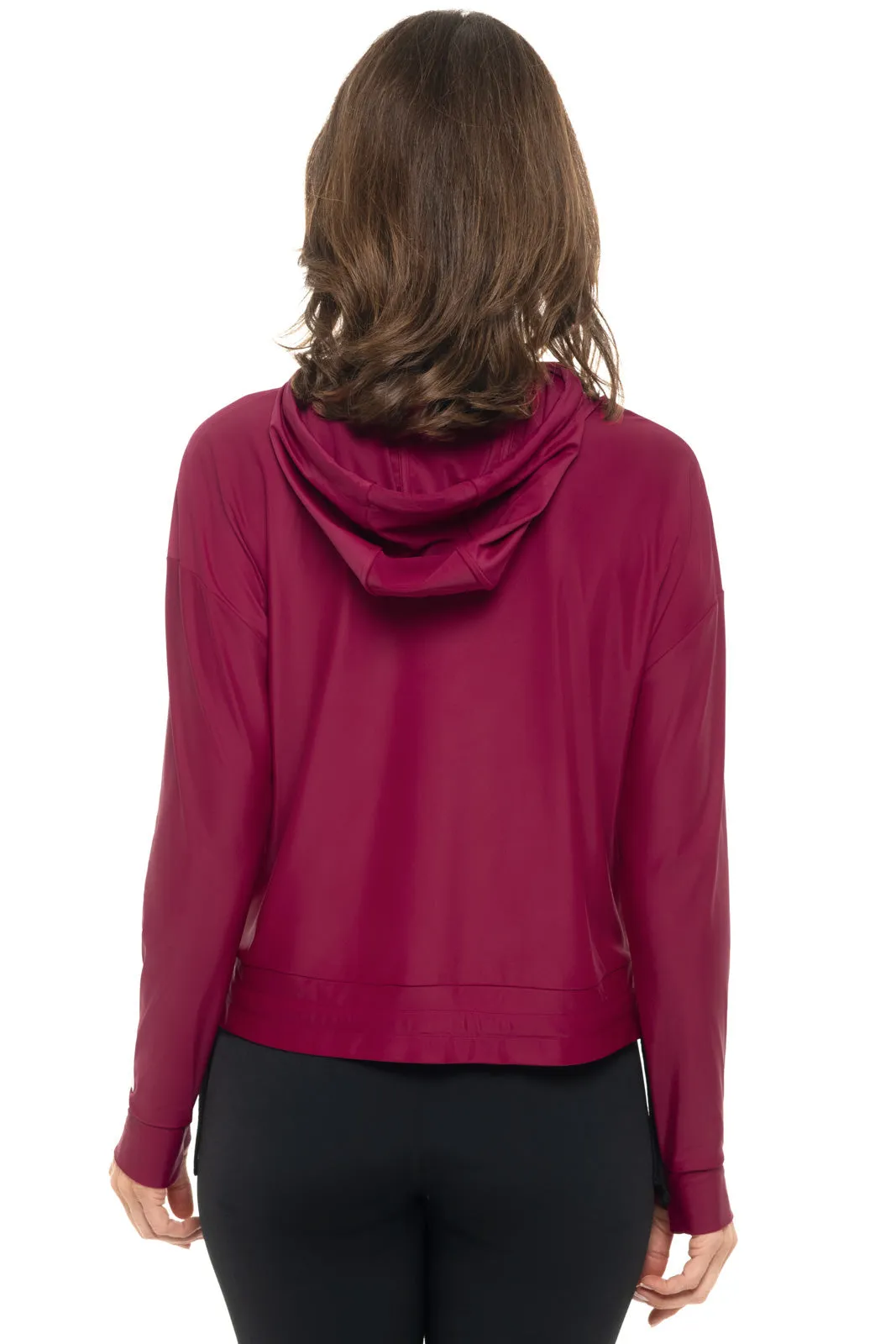 Women's Waikal Swim Hoodie  |  Red Crush