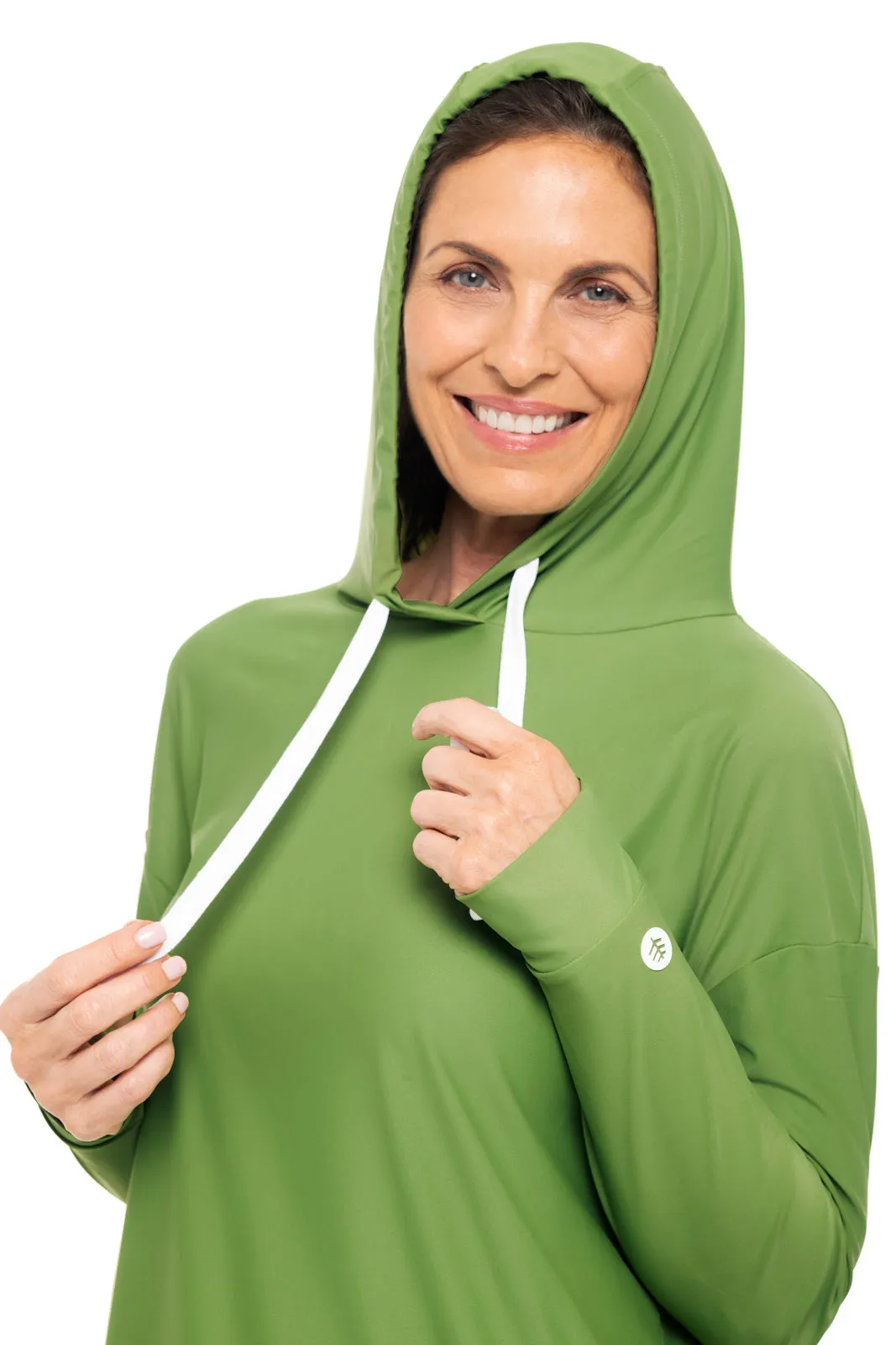 Women's Waikal Swim Hoodie  |  Soft Fern