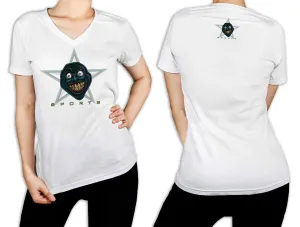 Women's White T-Shirt - Dirty Face